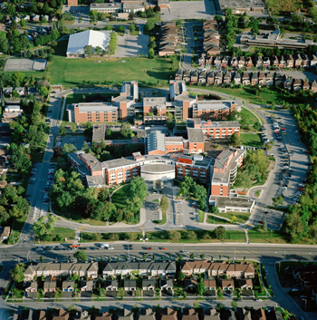 Aerial view of Providence Healthcare