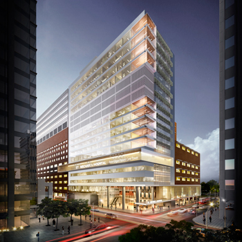 Rendering of the new Pete Gilgan Patient Care Tower at St. Michael's Hospital