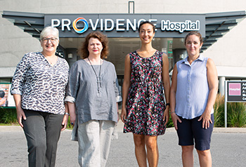 The care team at Providence Healthcare