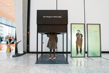 at the art exhibit for Redirecting the Future: The Intersection of Health and Poverty at the art exhibit for Redirecting the Future: The Intersection of Health and Poverty