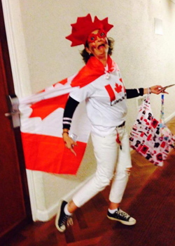 Melanie Assing in Team Canada gear Melanie Assing in Team Canada gear