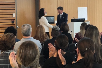 On behalf of St. Michael’s, Sonya Canzian receives the Provincial Conversion Rate Award from Trillium Gift of Life Network On behalf of St. Michael’s, Sonya Canzian receives the Provincial Conversion Rate Award from Trillium Gift of Life Network