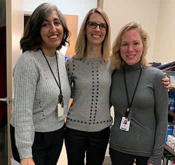Dr. Noor Ramji, Dr. Holly Knowles and Dr. Nanette Lang