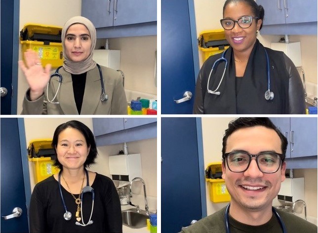 Four doctors involved with Our Kids Health.